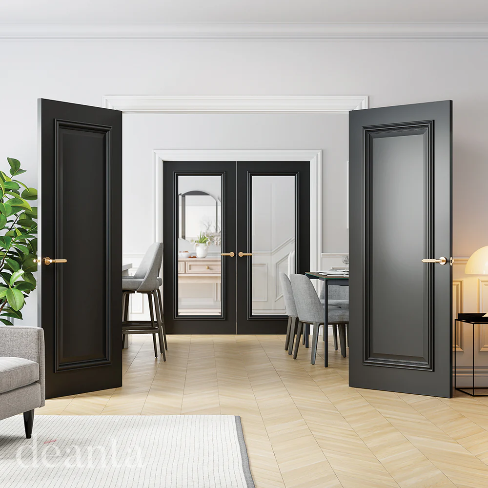 Deanta Blenheim Black Prefinished FSC® Internal Door - Image 3