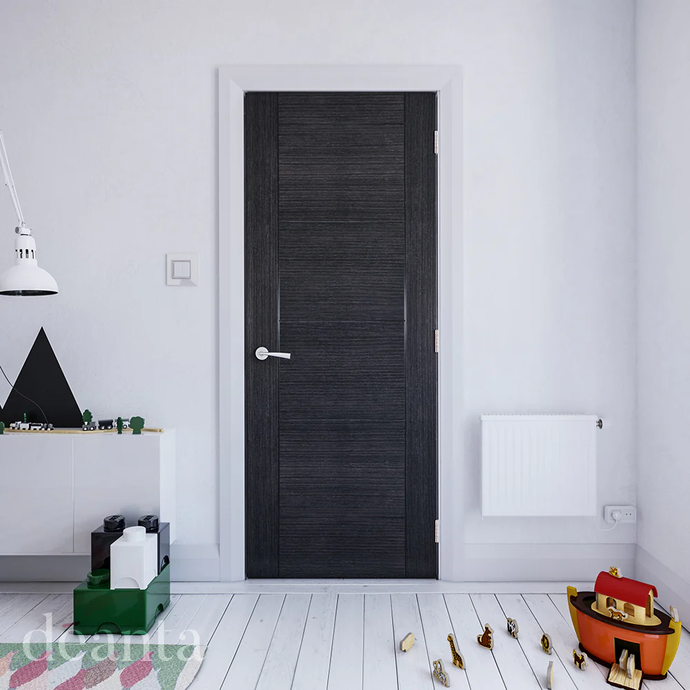 Deanta Montreal Dark Grey Ash FSC® Internal Door - Image 3